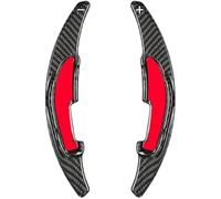 HUVNEXA Paletas de extensión de palanca de cambios, para G10 G11 G20 G21 G30 G31 G32 G01 G02 D6003 Paleta de volante de vehículo Paleta de cambio del volante(BLACK Type C Black)