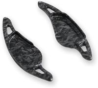 HUVNEXA Paletas de extensión de palanca de cambios, para X3 M5 F90 G01 2018 2019 2020 2021 Paletas de cambio de volante Engranaje Paleta de cambio del volante(BLACK Forged Carbon)