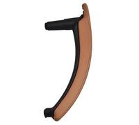 HUVNEXA Panel de cubierta ajuste manija puerta interior coche, for, E70 E71 X5 X6 LHD conjunto cuero exterior Tirador de puerta para coche(Brown-Right)