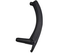 HUVNEXA Panel de cubierta ajuste manija puerta interior coche, for, E70 E71 X5 X6 LHD conjunto cuero exterior Tirador de puerta para coche(Black-Left)