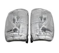HUVNEXA Para Ford, para Transit, Mk8 2014 2015 2016 2017 Espejo retrovisor Carcasa de señal giro Lente indicadora ala izquierda/derecha Unidad de señal montada en espejo(Pair)