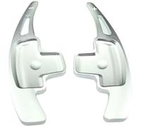 HUVNEXA Para mercedes-benz Cls W218 2012 2013 2014 2015 2016 2017 cubierta de palanca de cambios de coche extensión de cambio de volante paletas Paleta de cambio del volante(Silver)
