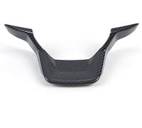 HUVNEXA para Ruihe 2 Piezas de Fibra de Carbono Folor Cubierta del Volante, D, para Explorer 2020 2021 Cubierta del Emblema del Volante, Centro Interior del automóvil