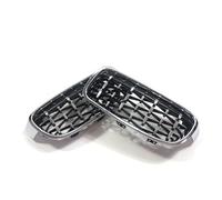 HUVNEXA Parrilla Delantera Diamond Racing Grills Grille, for, for Serie 3 F30 F31 320i 325i 328i 330i 335i 2010-2018 Accesorios for automóviles Parrilla del radiador delantero del coche(Silver)