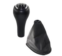 HUVNEXA Perilla de palanca cambios manual cuero 5 velocidades, for Ford, for Focus MK1 1998-2005 Perilla de control de cambios de cabina de automóv(5 speed set)