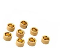 HUVNEXA Pesas de rodillos variadores rendimiento 8 piezas, 9 g, 13, 14, 20 x 12 mm, for el centro la ciudad, 300 personas, cc Rueda del controlador de velocidad del monopatín(BLACK 20x12mm 9g)