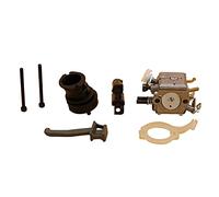 HUVNEXA Piezas de motosierra con ojal soporte admisión carburador, for Husqvarna, 371 372 365 362 372XP 503 28 32-03 503281801 Kit de carburador de 2 tiempos