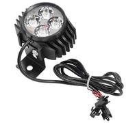 HUVNEXA Piezas de scooter eléctrico 2 en 1 Faros delanteros LED 12-80 V Luz delantera con bocina for Kugoo, M4 Pro Scooter seguridad nocturna Lámpara Par Faro delantero LED para scooter