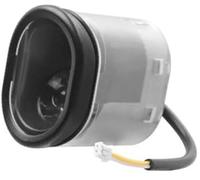 HUVNEXA Piezas de scooter eléctrico Faro delantero LED, for Ninebot, Es1 Es2 ES3 Es4 MAX G30 G30D Scooter Luz delantera KickScooter Faro delantero LED para scooter(BLACK ES Headlight)