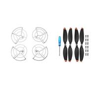 HUVNEXA Protector de hélice completamente cerrado, jaula protección palas, accesorios for drones, for DJI, for Mavic, for MINI, 2 Palas de hélice de repuesto para drones(Props set A)