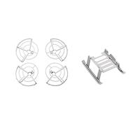 HUVNEXA Protector de hélice completamente cerrado, jaula protección palas, accesorios for drones, for DJI, for Mavic, for MINI, 2 Palas de hélice de repuesto para drones(Landing gear A)