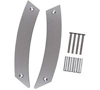 HUVNEXA Reemplazo de la cubierta protectora las manijas puerta interior del coche, para Vw, para Beetle 1998-2010 cubierta del marco de la manija de la puerta del coche(Silver)