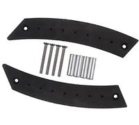 HUVNEXA Reemplazo de la cubierta protectora las manijas puerta interior del coche, para Vw, para Beetle 1998-2010 cubierta del marco de la manija de la puerta del coche(Schwarz)