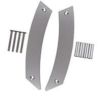 HUVNEXA Reemplazo de la cubierta protectora las manijas puerta interior del coche, para Vw, para Beetle 1998-2010 cubierta del marco de la manija de la puerta del coche(Silver)