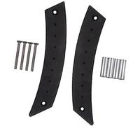 HUVNEXA Reemplazo de la cubierta protectora las manijas puerta interior del coche, para Vw, para Beetle 1998-2010 cubierta del marco de la manija de la puerta del coche(Schwarz)