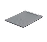 HUVNEXA Reemplazo de la Tapa del Panel del portavasos de la Cubierta del Rodillo del portavasos de la Consola Central del reposabrazos de la Bebida del Cromo del Coche, for, for Passat B6 B7 CC Cubie
