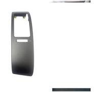 HUVNEXA Salida de aire del coche, para Prius 2004-2009 Rhd Dashboard Vents Trim Frame Acondicionador Panel Cubierta Cromo Montaje de ventilación de aire acondicionado automático(BLACK D right panel)