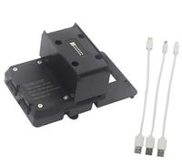 HUVNEXA Soporte for teléfono con GPS for Motocicleta, for R1200RT, for R1250RT 2014-2020, Soporte de navegación for, for, Cargador inalámbrico Soporte para móvil de Bicicleta(Black Wireless and USB)