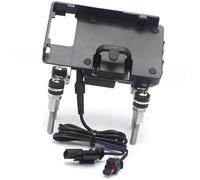 HUVNEXA Soporte for teléfono de Motocicleta, for, F750GS F800GS F700GS R1200R, Soporte navegación for móvil con Manillar 12 mm, Carga USB for Soporte para móvil de Bicicleta(Black C)