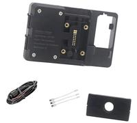 HUVNEXA Soporte for teléfono de Motocicleta, for Multistrada V4 S V4s 2021, Soporte navegación GPS for móvil, Carga inalámbrica y USB Soporte para móvil de Bicicleta(Black Wireless 12mm Clip)