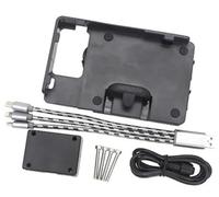 HUVNEXA Soporte for teléfono Desmontable, for, F800S K1200R Sport K1300R, Accesorios for Motocicletas, Soporte de navegación for móvil, Carga USB Soporte para móvil de Bicicleta(Black B)