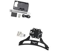 HUVNEXA Soporte for teléfono Desmontable, for Guzzi, for Parabrisas de Motocicleta Norge 1200 GT, Soporte navegación, for Inteligente con GPS, Carga USB Soporte para móvil de Bicicleta(Black BC)