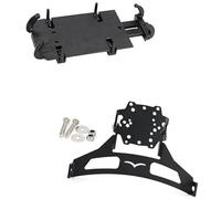 HUVNEXA Soporte for teléfono Desmontable, for Guzzi, for Parabrisas de Motocicleta Norge 1200 GT, Soporte navegación, for Inteligente con GPS, Carga USB Soporte para móvil de Bicicleta(Black AC)