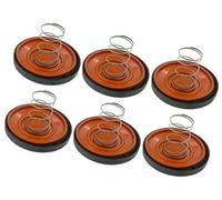 HUVNEXA Tapa de válvula motor, for Renault, Kangoo II Express, 6/10 piezas 8200756123/DRM18903/48SKV066 Reemplazo de la cubierta de la válvula PCV del mot(BLACK 6 Pcs)