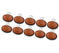 HUVNEXA Tapa de válvula motor, for Renault, Kangoo II Express, 6/10 piezas 8200756123/DRM18903/48SKV066 Reemplazo de la cubierta de la válvula PCV del mot(BLACK 10 Pcs)