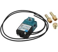 HUVNEXA Válvula de presión del turbocompresor Válvula Solenoide de Control Impulso Electrónico 3 Puertos 12 V CC 5,4 W, para Sistemas Turbo Supercharger Ecu Accesorios Latón Compatible