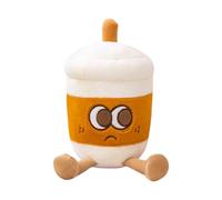 Huvqianu Adorable Stuffed Toy, Coffee Cup Stuffed Toy, Interactive and Collectible, Bottle Plush, Taza for Kids, Boys, and Girls Travel Companion, 26 cm