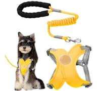 Huvqianu Arnés para perros pequeños, arnés seguro ajustable para cachorros | Marco X con cuerda Accesorios transpirables para caminata - para carreras pequeñas
