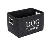Huvqianu Basket for Dog Toys, Pet Toy Box, Dog Toy Organizer, Cat Toy Basket, Dog Stuff Organizer, Pet Toy Storage, Toy Storage for Pets, Home Decor Pet Basket for Toys and Accessories
