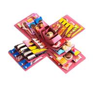 Huvqianu Caja Explosiva De Cumpleaños, Decoración Del Hogar Creativa De 5 Capas Reutilizable, Caja De Dulces De Navidad, Para Cumpleaños Hogar Año Nuevo Niños Adultos Familia Amigos Boda Y Fiesta