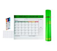 Huvqianu Calendario magnético para , borrado en seco, reutilizable, planificador mensual semanal diario, para la organización diaria familiar, planificación, rutina, hogar, cocina, trabajo