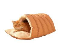 Huvqianu Cama para perro | Casa cálida resistente al viento - Cómodo saco de cueva para mascotas | para gatitos, perritos, dormir, hogar, viajes, sala de estar, dormitorio, suelo, perreras, refugio