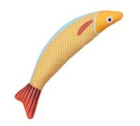Huvqianu Cat Teething Toys, Indoor Catnip Saury Fish Plush Biting Toy, 8,27 x 3,15 pulgadas Kicking, Interactive Catnip Crinkle Toys for Cats of All Breeds, Perfect Playtime
