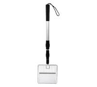 Huvqianu Chicken Coop Rake, Adjustable Poultry Cleaning Tool, 5.51x5.51in Portable Poop Shovel Separating Waste Debris, Chicken Coop Accessory for Easy Maintenance