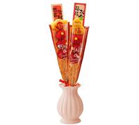 Huvqianu Chinese Hawthorn Plush - Food Bouquet Props, 2026 Decoration with 2 Pieces, Photo Accessory with Soft Material, Festival Decor, New Year for Home Celebration Workplace