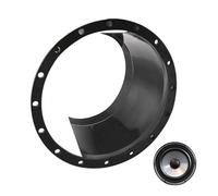 Huvqianu Cubierta Impermeable para Altavoz De Coche - Almohadilla Aislante Acústica Impermeable de 16.5 cm,Adaptador De Montaje para Altavoces | para De Audio Y Estéreo De Automóvil Y Vehículo