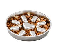 Huvqianu - Cuenco antiglotonería para perros | Cuenco de laberinto antiasfixia - Cuenco para perros con base antideslizante | para razas medianas, alimentación, comidas, golosinas, agua, suelo