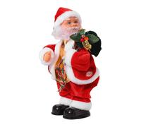 Huvqianu Dancing Santa Claus with Music - Electric Hips Shaking Christmas Figurine, Animated Santa Decor with Festive Sound and Movement for Adults Teens Home Bedroom Living Room Holiday Display