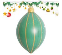 Huvqianu Decoraciones inflables de Navidad, Colgante de árbol gigante de PVC para exhibición al aire libre, resistente a la intemperie con inflación rápida, navideños para césped, patio, patio