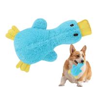 Huvqianu Dog Chew Toy Plush, Adorable Cartoon Duck, 14.57x9.45in Engaging Puppy Toy, Companion in Outings, Ideal Pulling and Biting, Fun for Small, Medium, Large Dogs