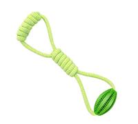 Huvqianu Dog Rope Ball Toy, Interactive Rope Toy, Food Leakage Design Dispenser, 3,54 in Chewer Supplies, Portable Pet Chew Plaything for Medium, Small Dogs, Training, Playtime Accessory