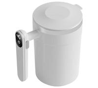 Huvqianu Electric Fun Automatic Stirring Mug, 400 ml Digital Display Design, Automatic Stirrer Coffee Taza, Portable for Latte, Milk and Cocoa, 3,43 x 4,84 x 5,79 pulgadas