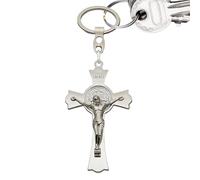 Huvqianu Encanto de la Bolsa,Encanto de Católico - Colgante de Collar - Para Bolsos de Mano Mochila Mochila Bolsa Cartera Llaves De Coche Regalos De Fiesta Collar Joyería, plata, Se référer au