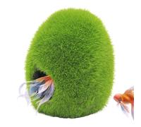 Huvqianu Escondite para Peces de Acuario - Cueva De Musgo para Pecera | Cueva Amplia Multifuncional Extraíble para Descanso Y Refugio De Camarones En Agua Dulce Y Salada, Hábitat Y Zona De Cría para