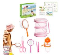 Huvqianu Fly Catcher, Nature Exploration Tools, Portable Observer Kit with Net, Fun Outdoor Fly Catching Activity for Playground Adventures, 7,68 x 7,17 x 2,48 pulgadas