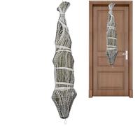 Huvqianu Halloween Hangable Corpse, Realistic Spider Web Prop, 70,87 pulgadas Reusable Gauze Cotton, Creepy Decor for Haunted House Patio Porch, Backyard, Lawn, , Holiday, Gray